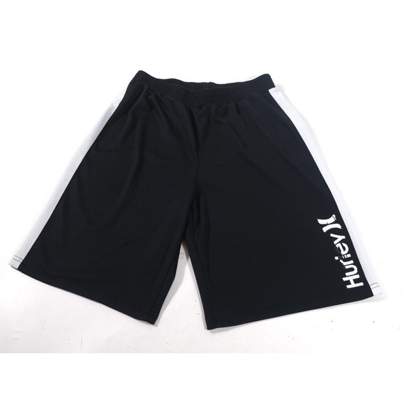 Hurley Other - Hurley Shorts Kids XL Black Mesh Basketball Athletic Side Stripe Logo